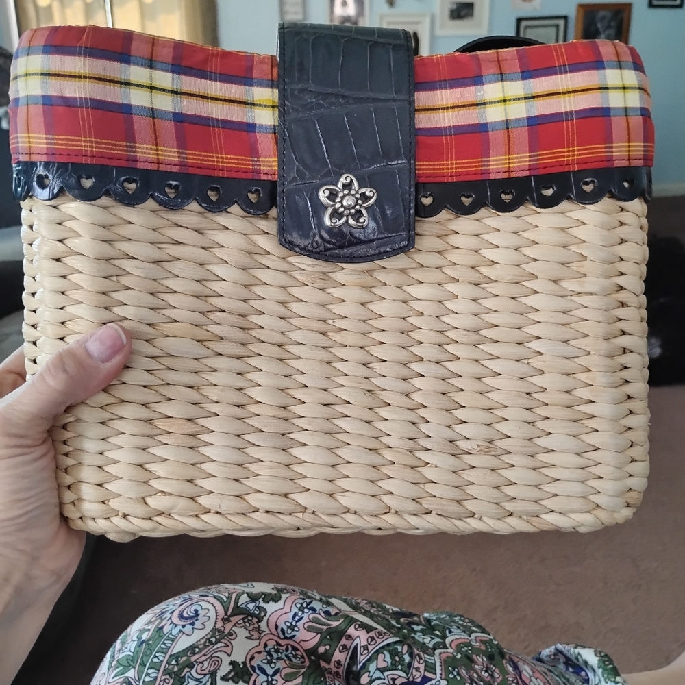 Brighton Plaid and Woven Women's Bag - Picture 2 of 10